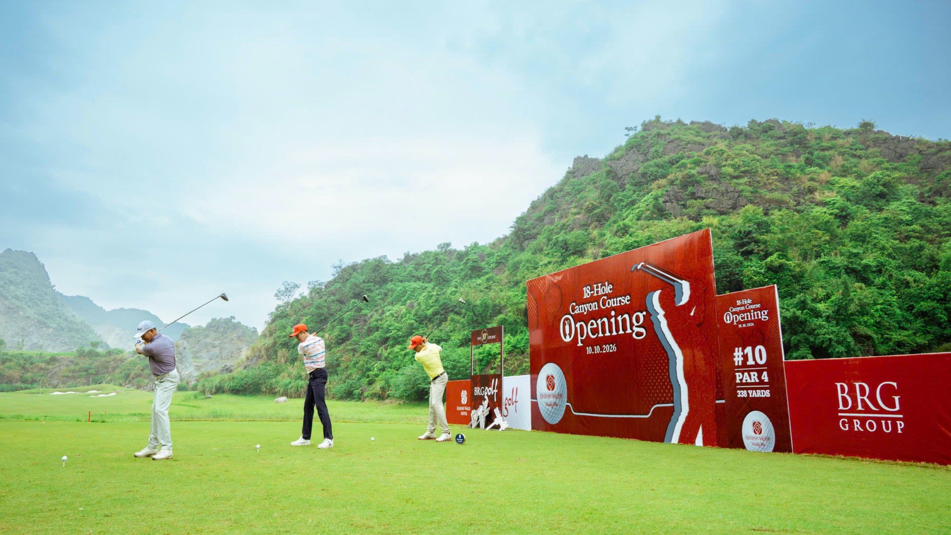 Legend Valley Country Club hoàn thiện 36 hố golf tiêu chuẩn quốc tế, ghi dấu sân đấu thứ 10 của BRG Golf