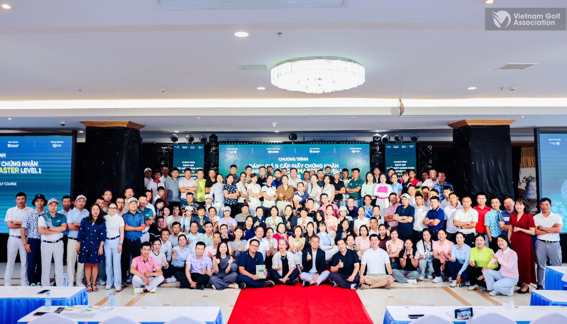 147 HỌC VIÊN MIỀN BẮC ĐẠT CHỨNG CHỈ CADDIE MASTER LEVEL 1 THEO TIÊU CHUẨN NCS HÀN QUỐC