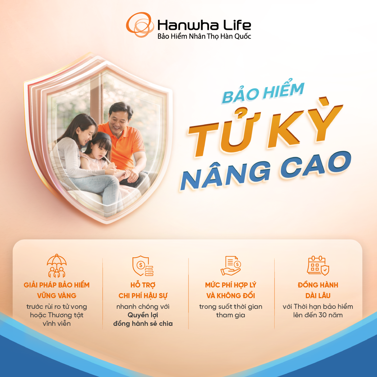 Hanwha Life Việt Nam ra mắt Bảo hiểm Tử kỳ Nâng cao