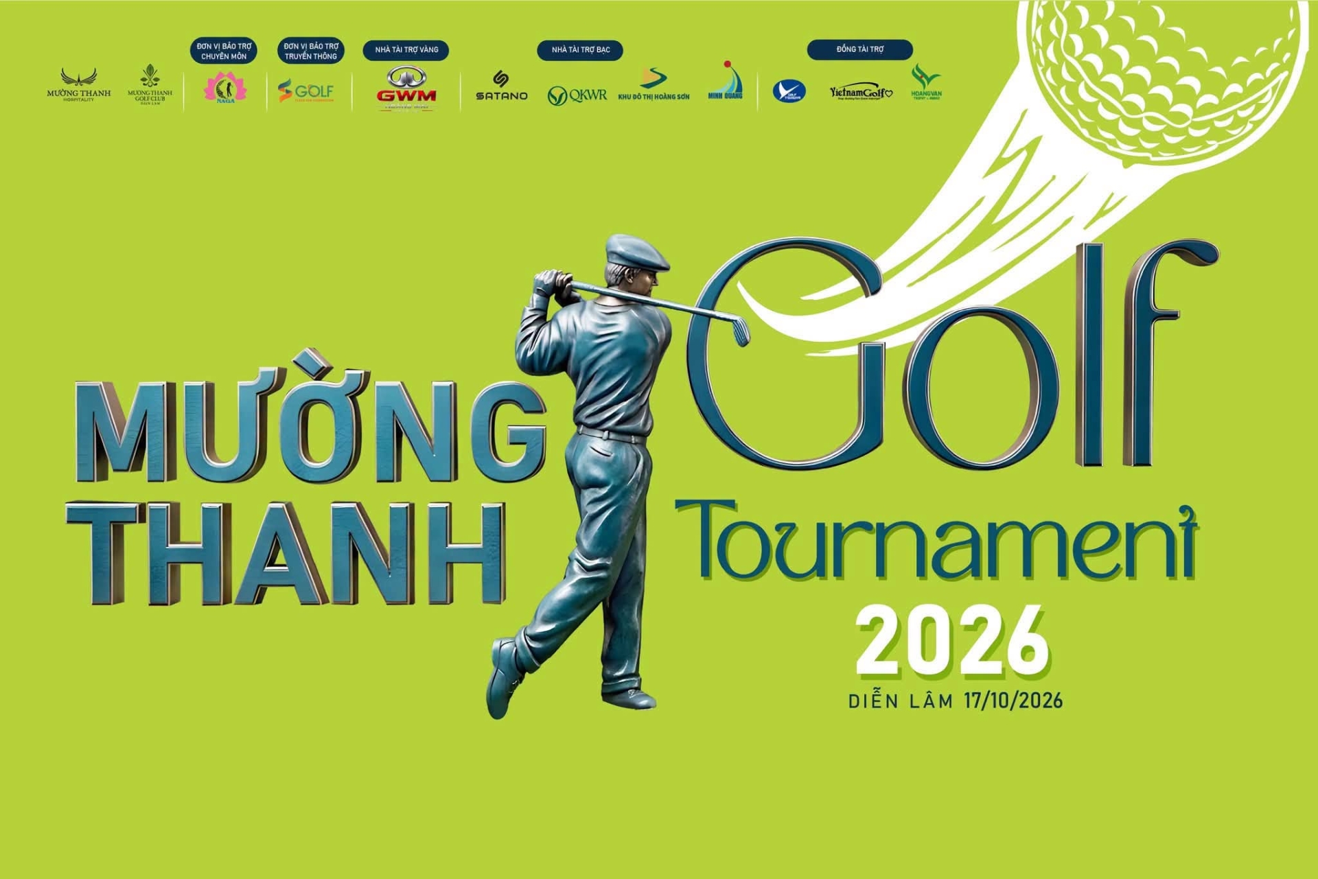MƯỜNG THANH GOLF TOURNAMENT 2026: SÂN CHƠI GOLF ĐẲNG CẤP, HÀNG LOẠT GIẢI THƯỞNG GIÁ TRỊ LÊN ĐẾN 4 TỶ ĐỒNG