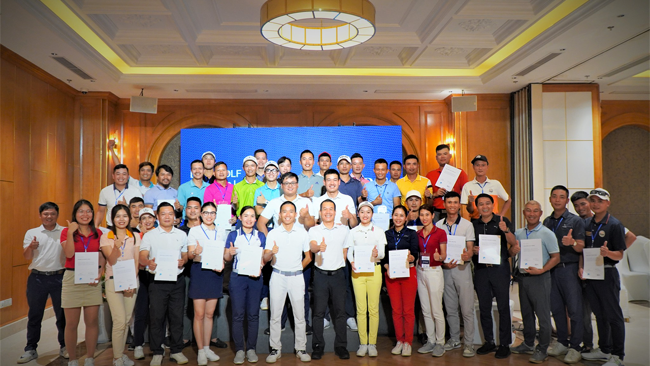 Khóa học luật golf R&A khóa 4  level 2 tại Hà Nội kết thúc tốt đẹp