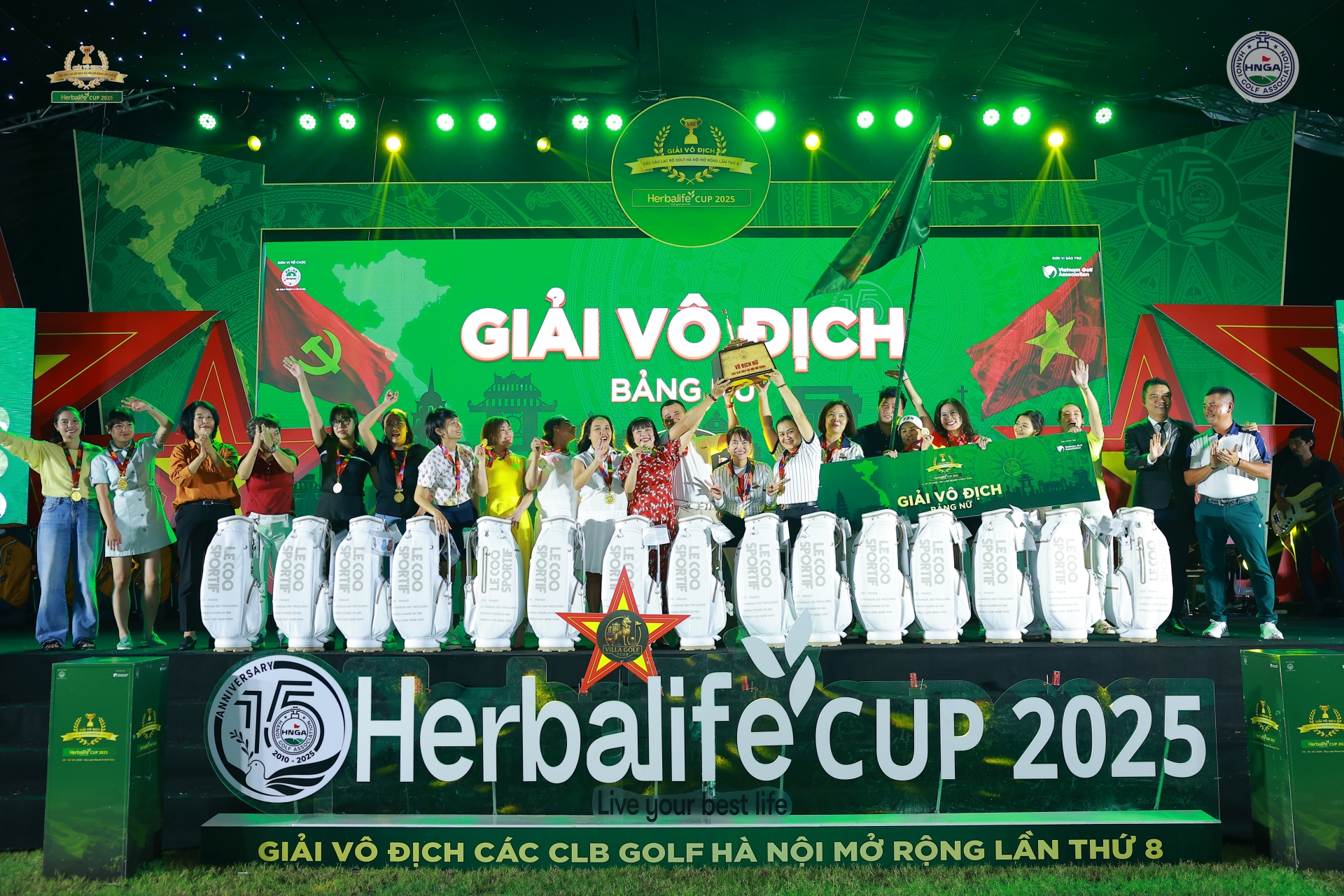 Giải Vô địch các câu lạc bộ Golf Hà Nội mở rộng lần thứ 8 - Herbalife Cup 2025 khép lại thành công rực rỡ