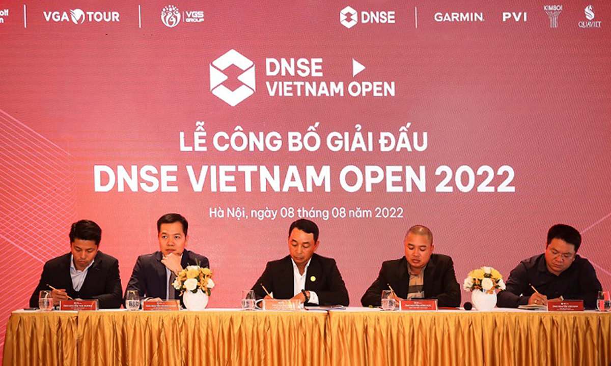 Lễ công bố giải đấu DNSE Vietnam Open 2022