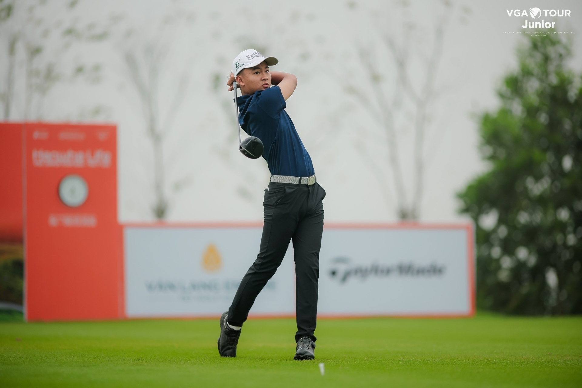 NGUYỄN VĂN HOÀ BỨT PHÁ, DẪN ĐẦU SAU 36 HỐ TẠI HANWHA LIFE - VGA JUNIOR TOUR 2026 THE 1ST LEG