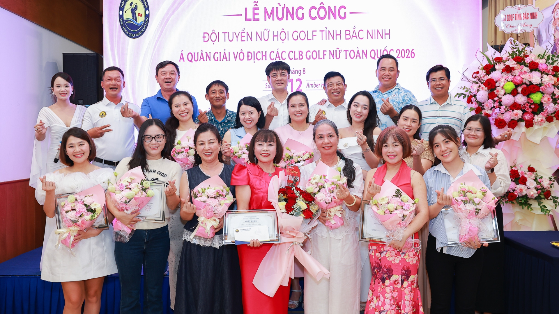 LỄ MỪNG CÔNG ĐỘI TUYỂN NỮ GOLF TỈNH BẮC NINH - Á QUÂN GIẢI VÔ ĐỊCH CÁC CLB GOLF NỮ TOÀN QUỐC 2026