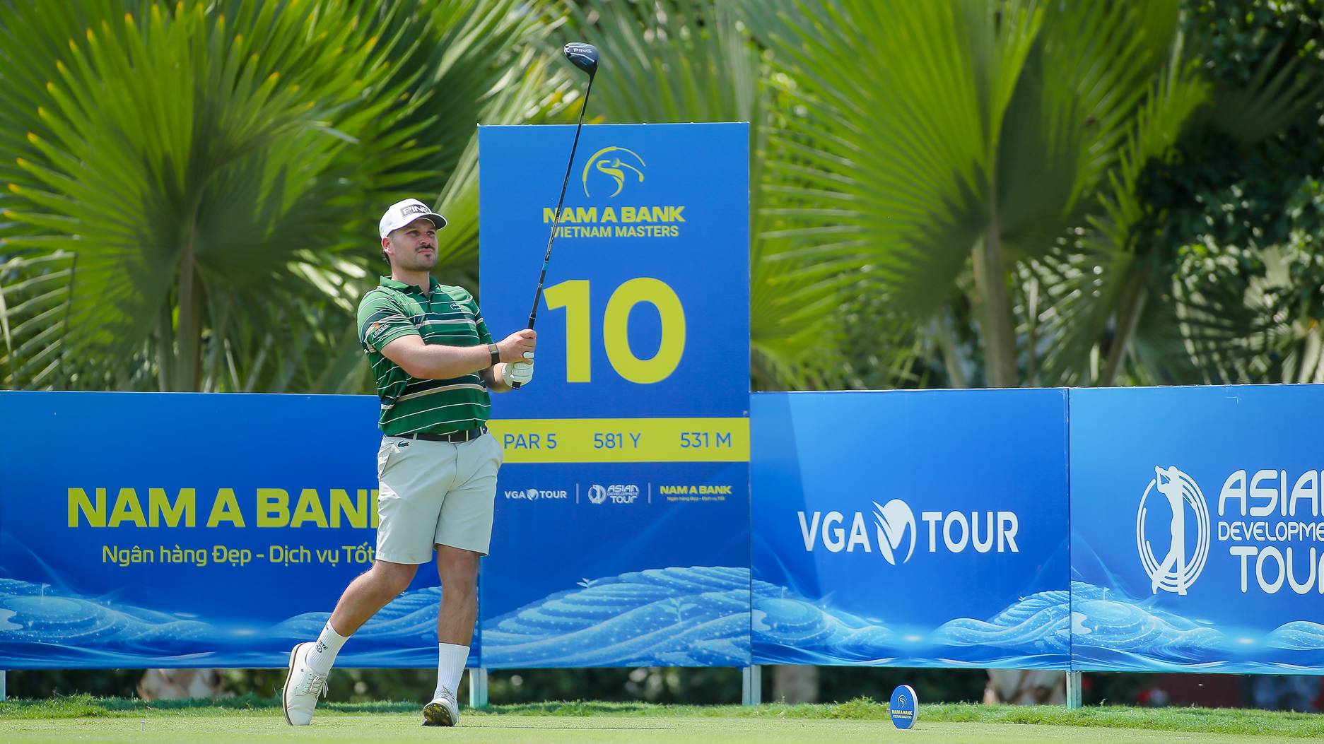 Phá kỷ lục sân, Alexis Leray dẫn đầu sau ngày đấu mở màn Nam A Bank Vietnam Masters 2026